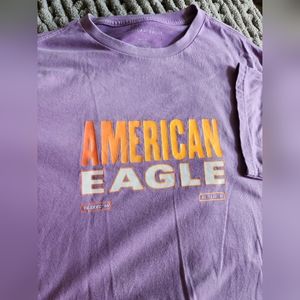 American Eagle Purple SS Tshirt Sz M